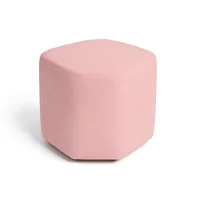 Puff Hexagonal 40x40x42 Rosado