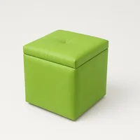 Puff Baúl 40x40x42 Verde Lima