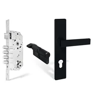 Combo 50 4 Bulones Bari Placa Cuadrada Cil 62 Lm Negro Yale