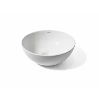 Lavamanos Sobreponer Redondo Porcelana 32x32 Blanco