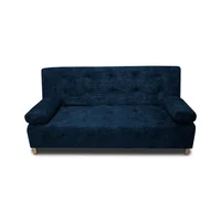 Sofá Cama Seiler En Tela Amigable Con Mascotas 180x94x80 cm Azul Petroleo