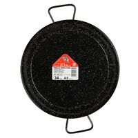 Paellera En Acero Esmaltado 34 cm 4 a 6 Raciones