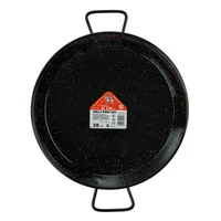Paellera En Acero Esmaltado 38 cm 6 a 8 Raciones