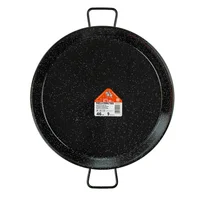 Paellera En Acero Esmaltado 46 cm 9 a 12 Raciones