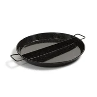 Paellera En Acero Esmaltado 2 Sabores 55 cm