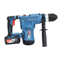 Rotomartillo SDS Plus Inalámbrico Dongcheng Brushless 1000W 3.5 J 0 - 4400 GPM 20V x 2 Baterías 5Ah