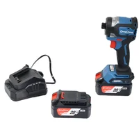 Atornillador de Impacto Inalámbrico Brushless 208nm 0-3200RPM 20V x 2 Baterías 4Ah Dongcheng