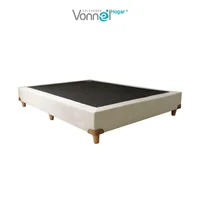 Basecama sencilla Pata Madera 100x190x20 Avellana
