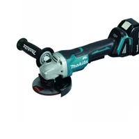 Pulidora 4 1/2 Pulgadas Inalámbrica Makita 8500 RPM 18V sin Escobillas Protección Contra Agua y Polvo Adt Aft 2 Baterías 3Ah y Cargador