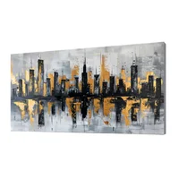Cuadro Canvas Sombras Urbanas 126x70x3cm