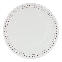 Plato Pando Grande Puntos Melamina 28x1.7 cm Blanco Nova