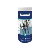 Juego de Cubiertos Tramontina New Kolor Azul + Pote Multiuso 24 Piezas