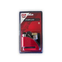 Antirobos de Disco para Moto Storm Lock Rojo