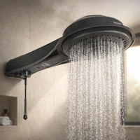 Ducha Eléctrica Elegance Negra 110 V Fame