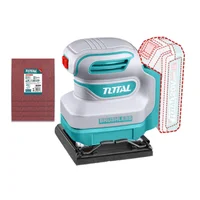 Lijadora de Palma Orbital 110 x 100 mm 12000RPM Batería 20V + 5 Lijas sin Cargador ni Batería Total Tools Tshsli2024