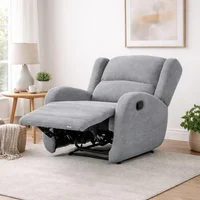 Silla Reclinable Gris Jadon 95x95x107 cm