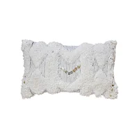 Cojín Elite Macedonia 257 T.30x50 Blanco