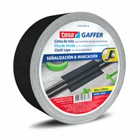 Cinta Gaffer mate Negra 50m x 50mm
