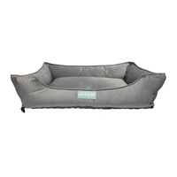 Cama Perro Lujo Mediana Gris 75cm X50cm