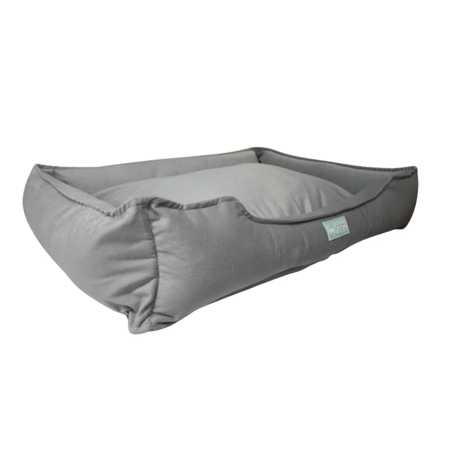 Cama Perro Lujo Grande Gris 95cm x 75cm 3