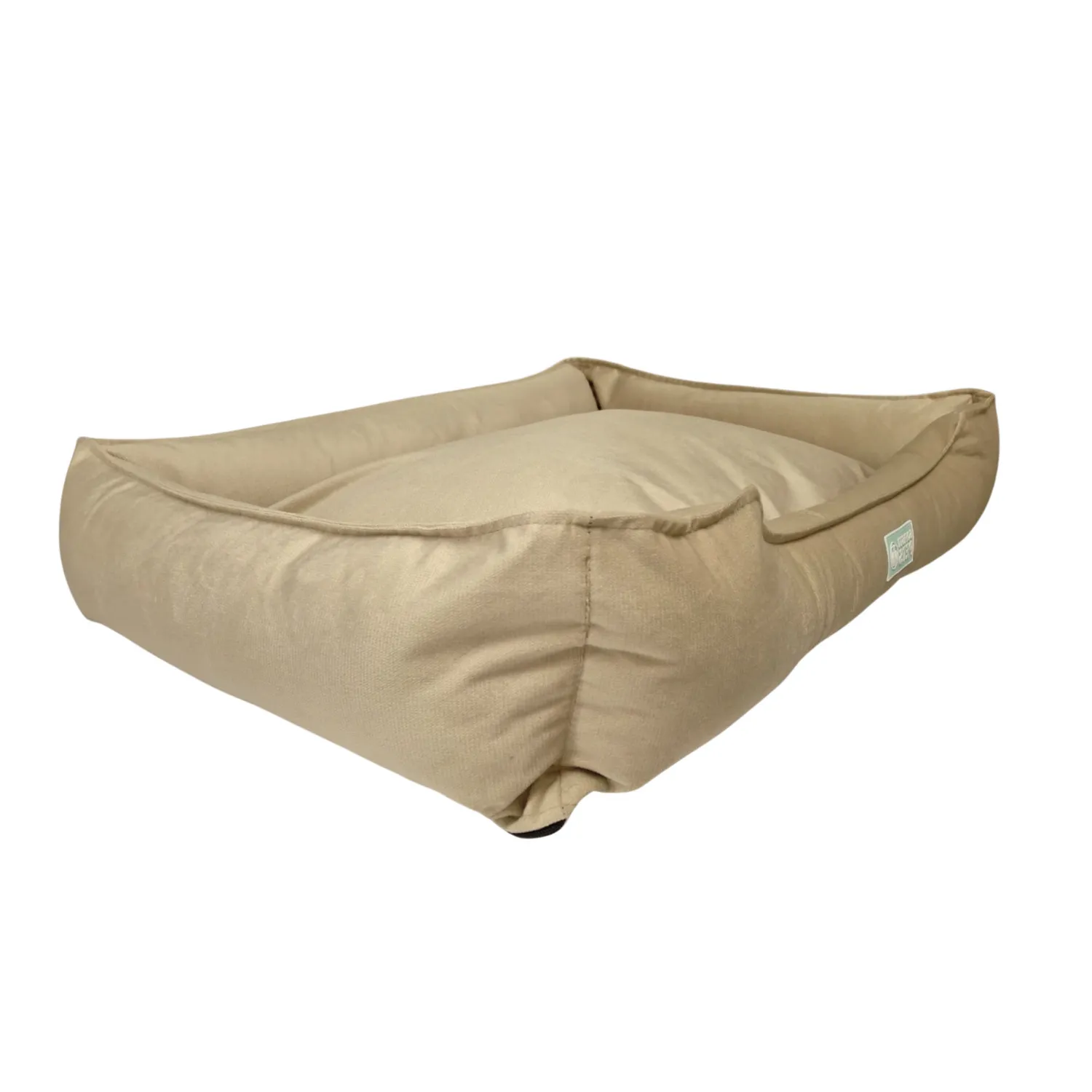 Cama Perro Lujo Grande Beige 95cm x 75cm 4