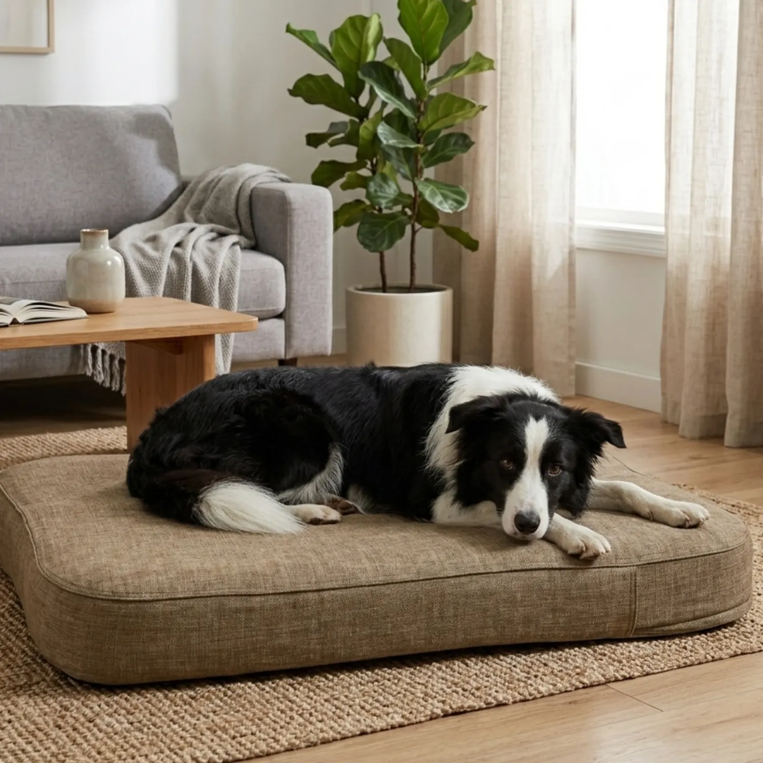 Colchoneta Lujo Grande Beige