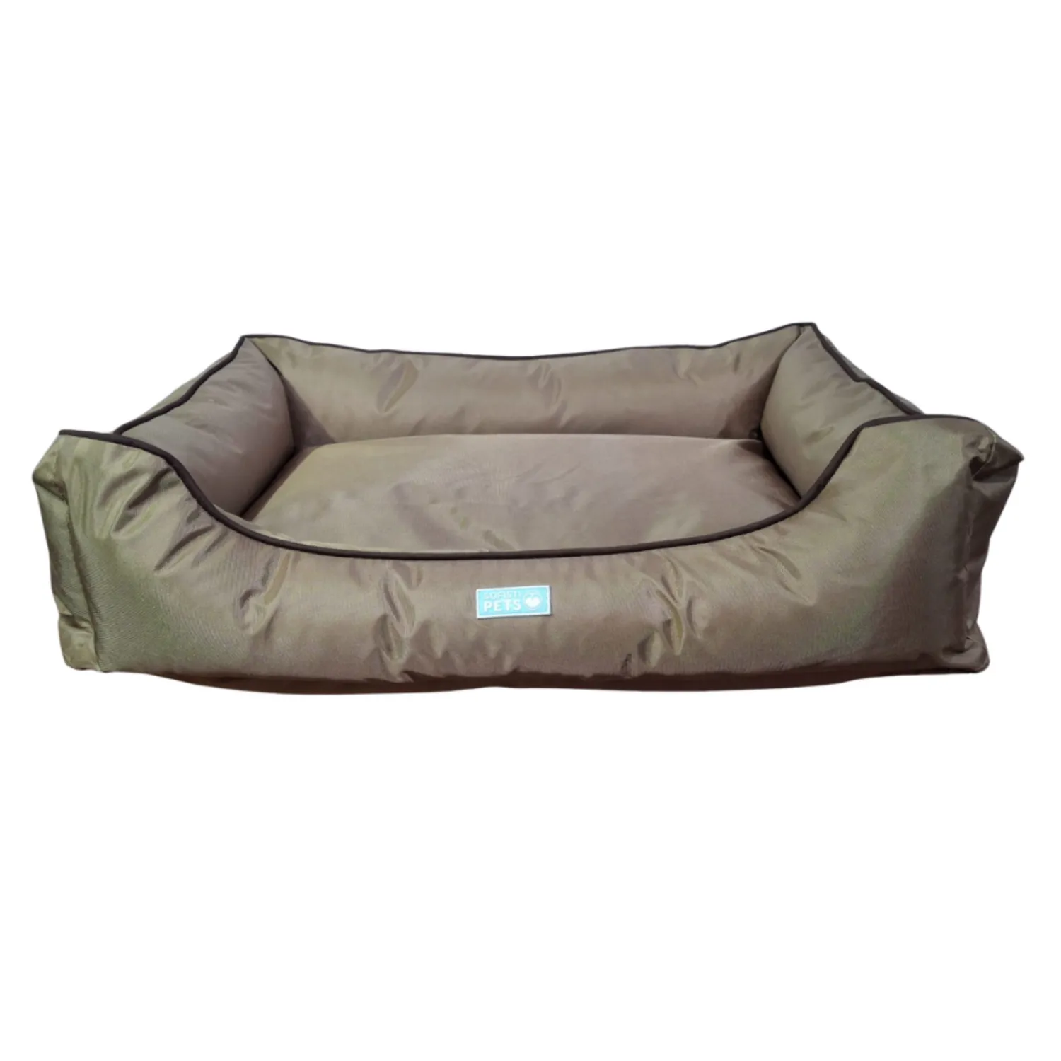 Cama Perro Impermeable Grande Beige 95cm x 70cm