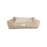 Cama Perro Lujo Pequeña Beige 50cmx40cm