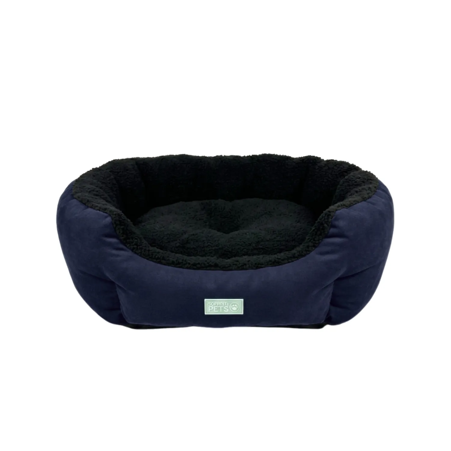 Cama Redonda Mediana Azul 65cm x 60cm