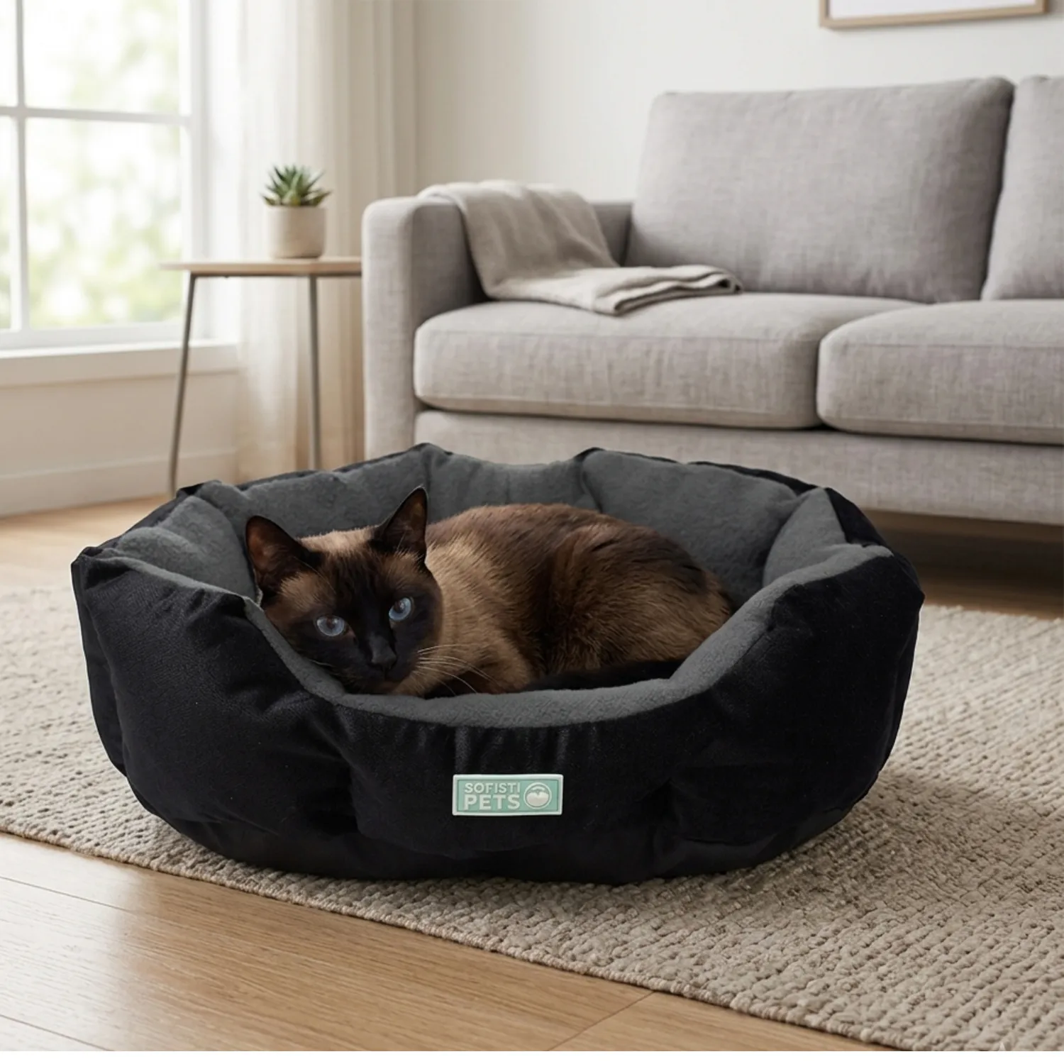 Cama Insuperable Negro 45cm x 45cm