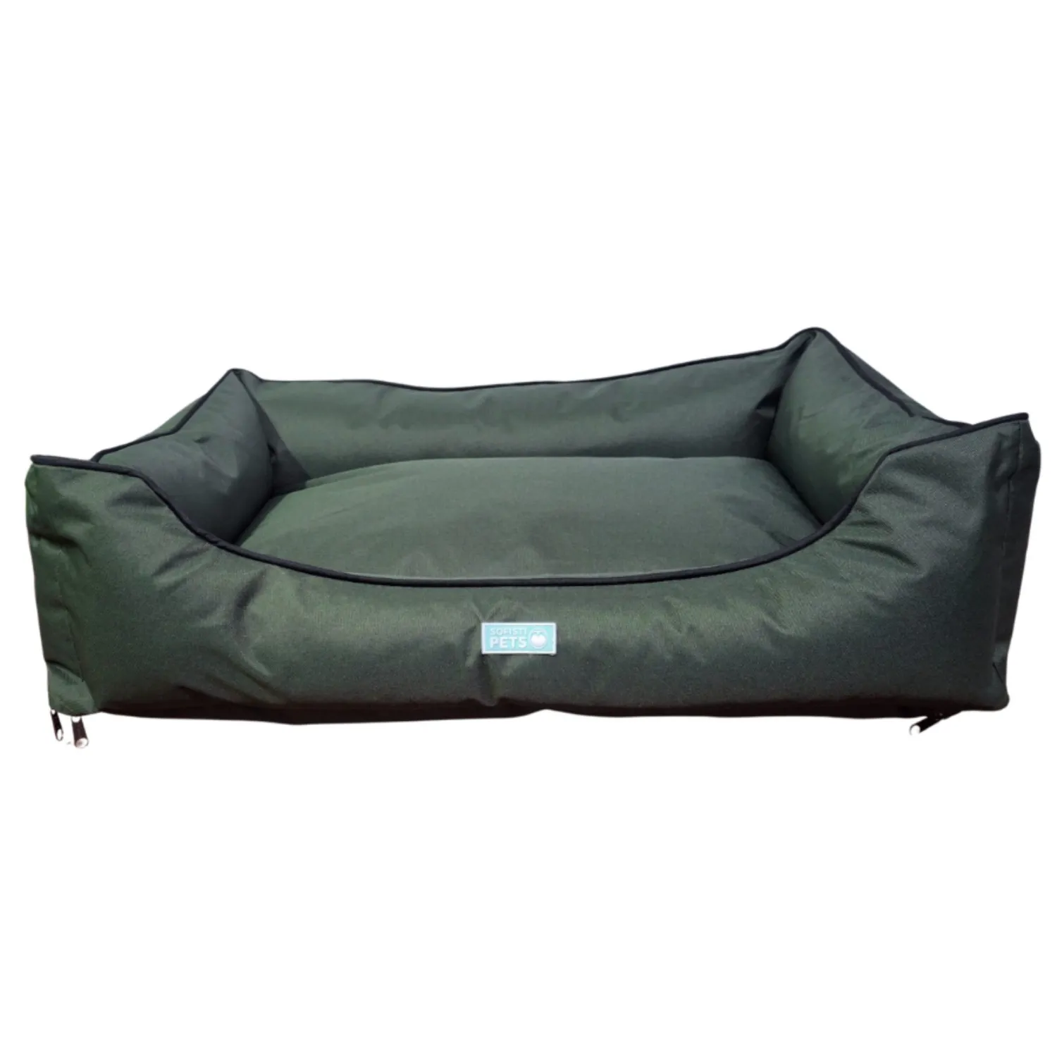 Cama Perro Impermeable Grande Verde 95cm x 70cm