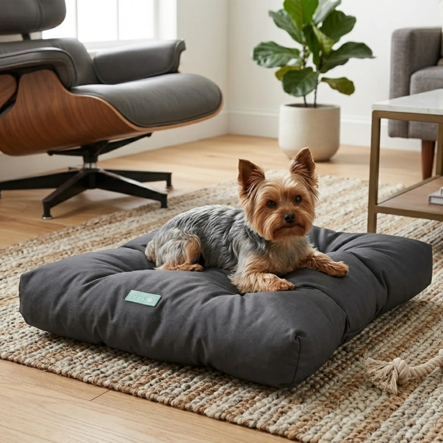 Colchoneta Perro Peq 55cm x 45cm Gris