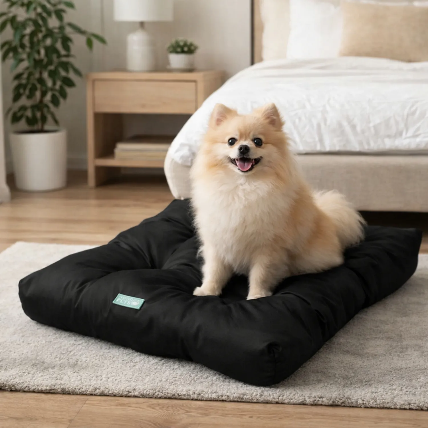 Colchoneta Perro Peq 55cm x 45cm Negro