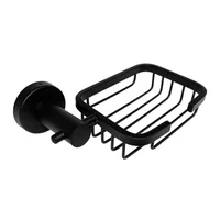 Jabonera Rejilla Base Redonda Negro Ccol-3314