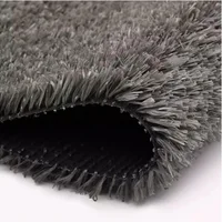 Grama Sintética de 20 Mm | 4 M2 (4 x 1 M) | Pasto Sintético para Tráfico Pesado Protección Uv Gris