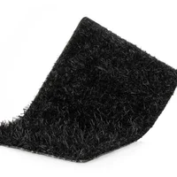 Grama Sintética de 20 Mm |1 M2 (1 x 1 M) | Pasto Sintético para Tráfico Pesado Protección Uv Negro