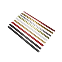 Precortado Peel&stick Plastico Negro 13.97cm X1000 Un