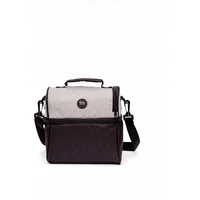 Lonchera Fresfh Gris y Negro