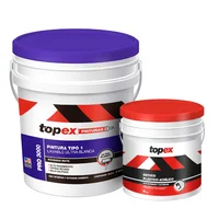 Pintura Ultra 5 Galones Blanco + Galón Estuco Topex