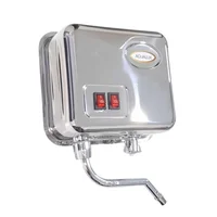 Filtro Purificador de Agua con Ozono y Carbón Activado en Bloque Inox Cuadrado