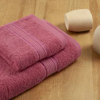 Toalla de Cuerpo Senda Rojo Burdeo 70x140cm Fondo Entero Extra suave