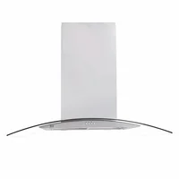 Campana Continental Extractora de Isla 90 cm Sistema Push 6217