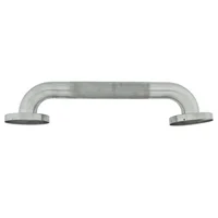 Barra de Seguridad Grafilada Superficie Antideslizante Plateada 30cm