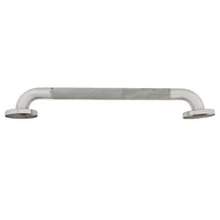 Barra de Seguridad Grafilada Superficie Antideslizante Plateada 40cm