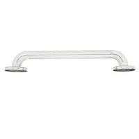 Barra de Seguridad Lisa Brillante Acero Plateada 40cm