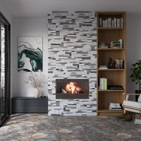 Piso Cerámico Piedra Laja Multicolor 50x50 cm Caja 2.75 m2