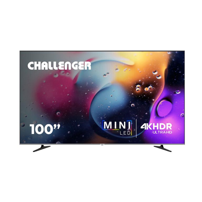 Televisor Challenger 100 Pulgadas 4k Miniled Googletv T2