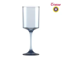 Set de 3 Copas Rio Vino Cristar Color Azul