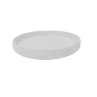 Plato para Matera Cerámica 20cm Blanco Home Collectio