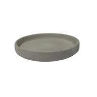 Plato para Matera Cerámica 15cm Gris Home Collection